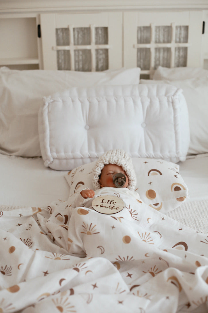 Sky Muslin Cover & Set