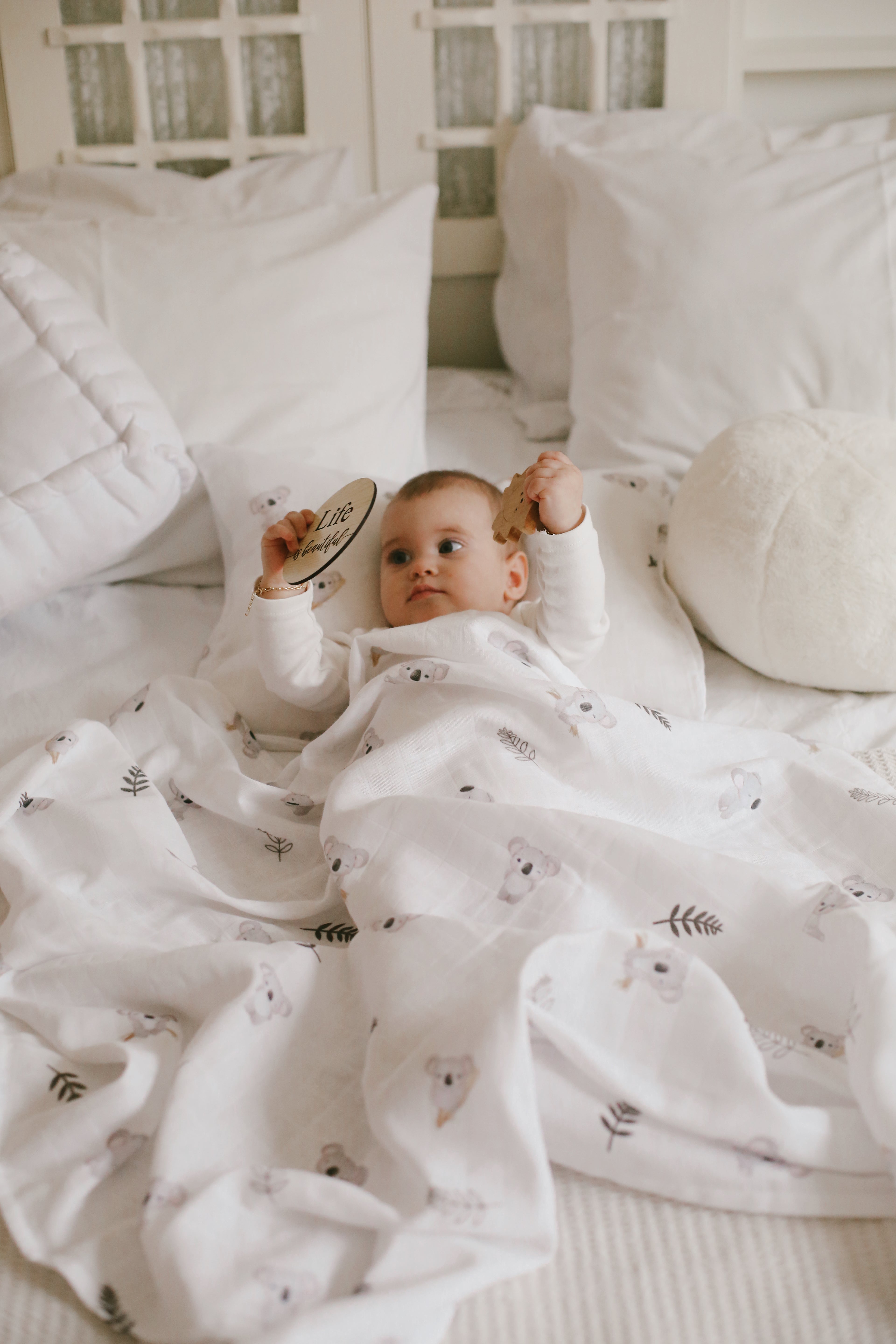 Koala Muslin Cover & Set