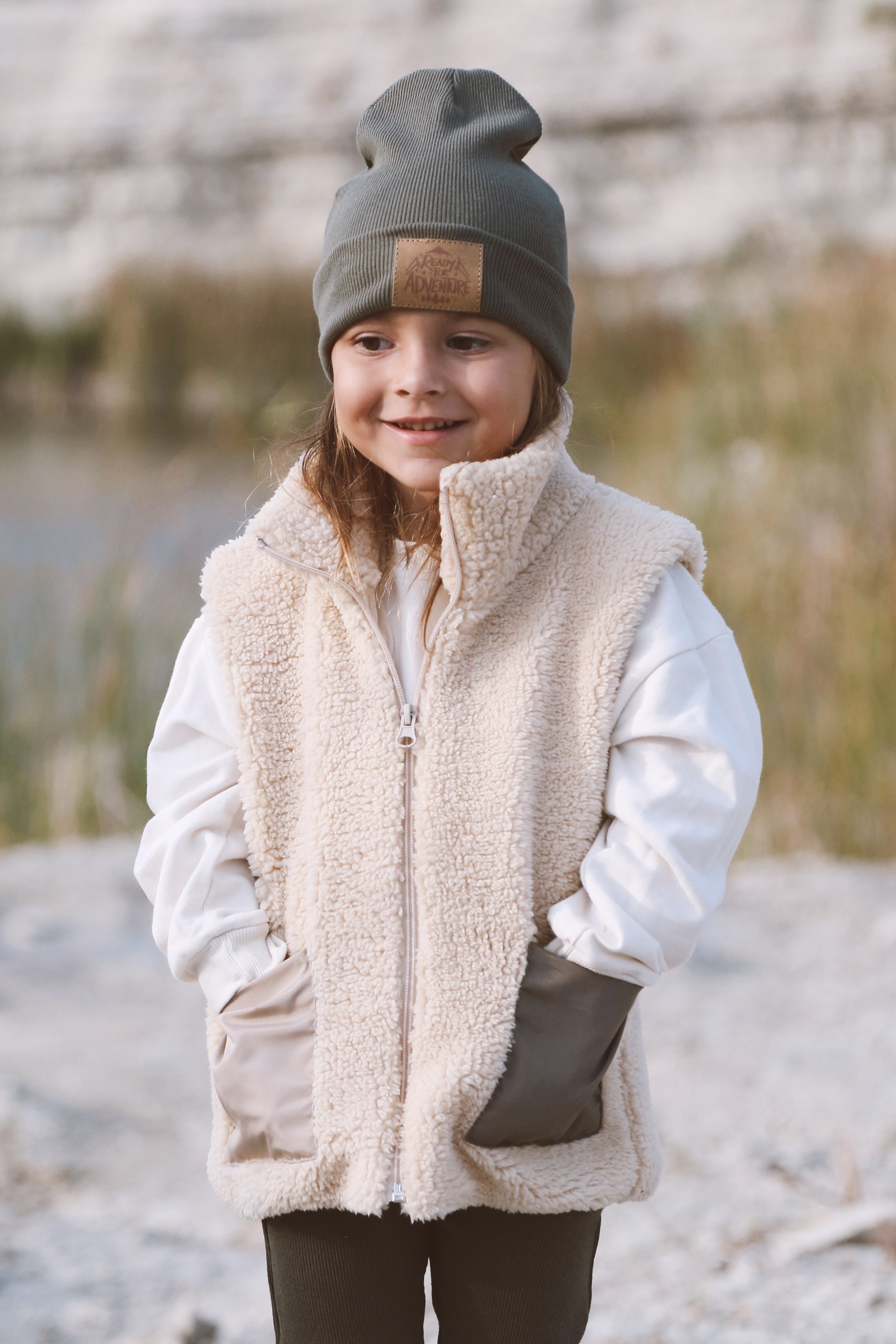 High Colar Kids Vest