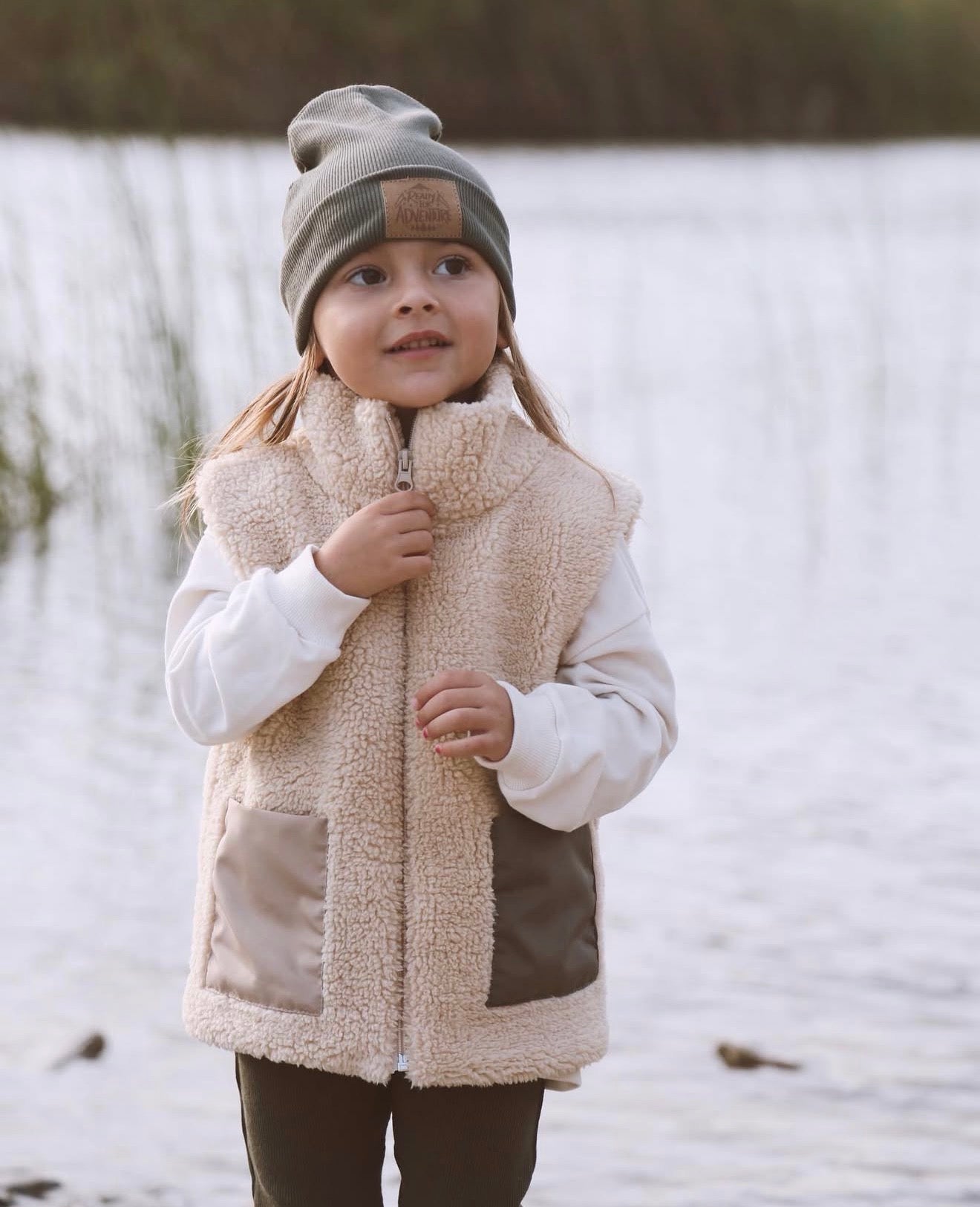 High Colar Kids Vest