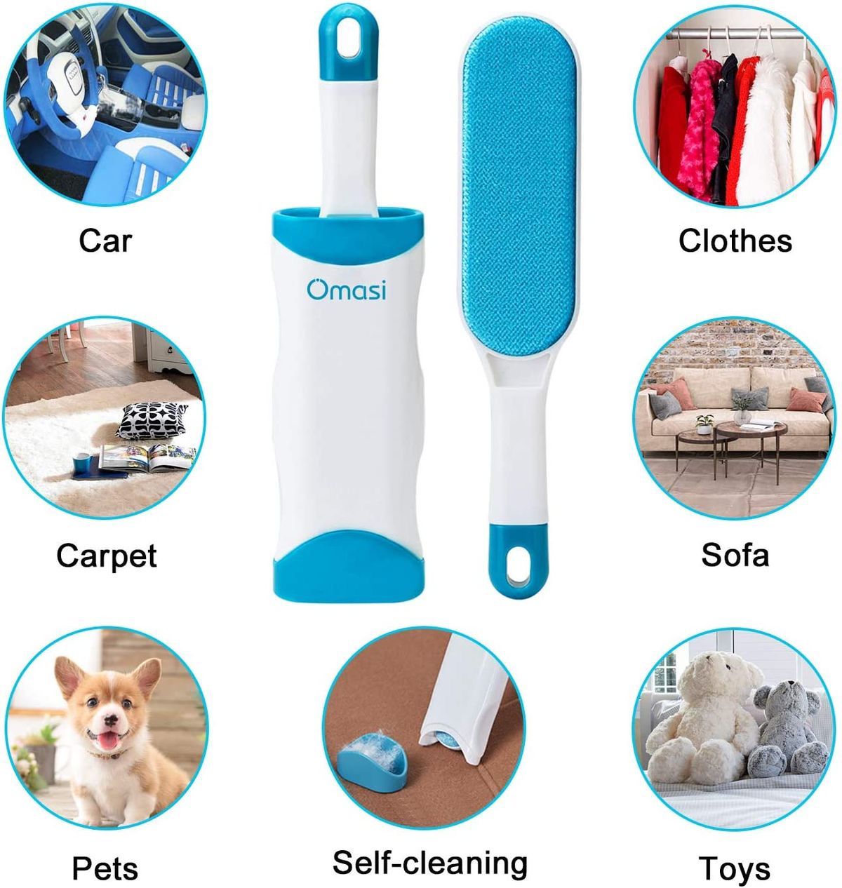 Double-Sided Lint and Fur Remover