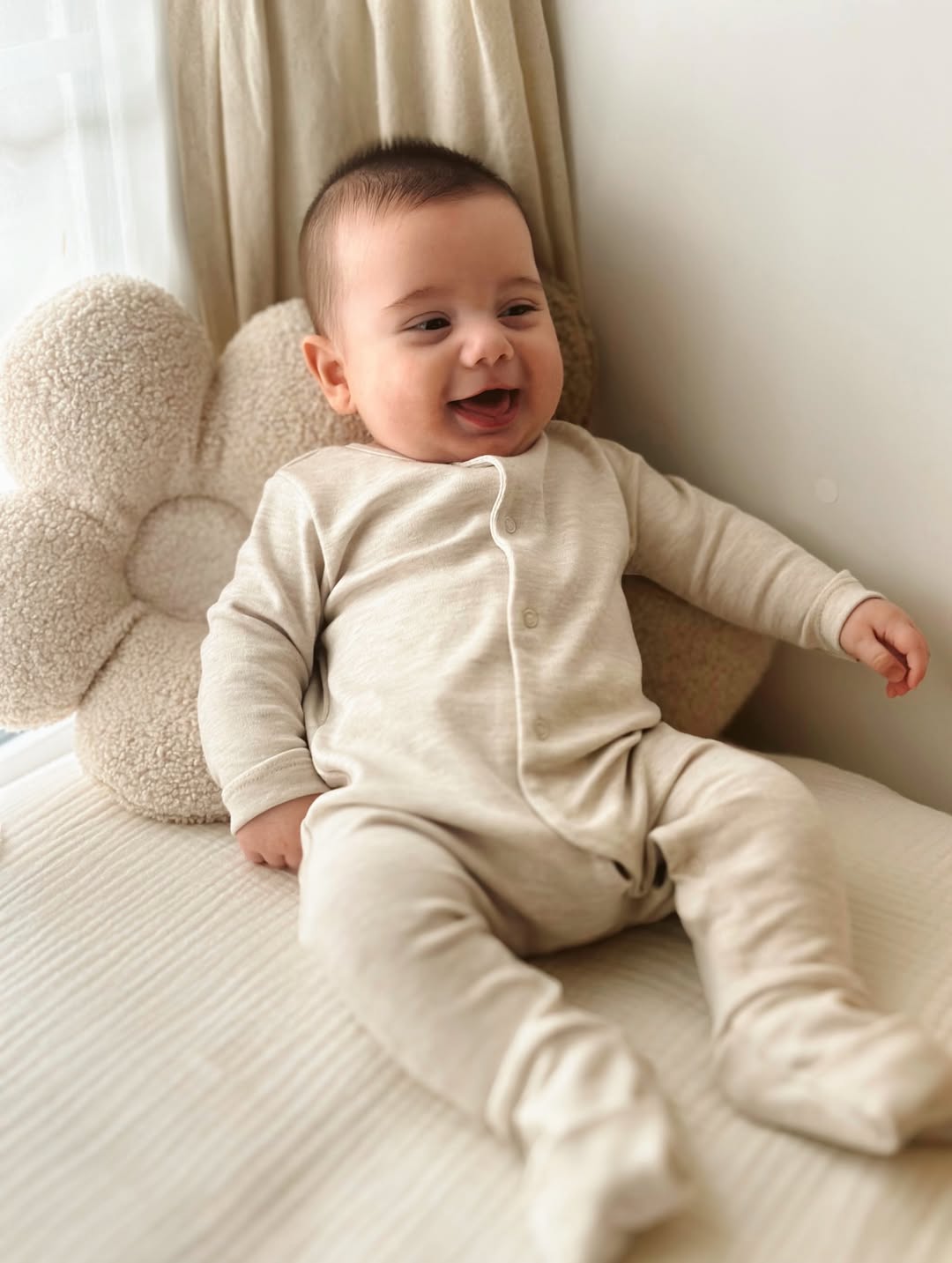 Rompers 100% Cotton Oeko-Tex certified open/close Bootie Jumpsuit