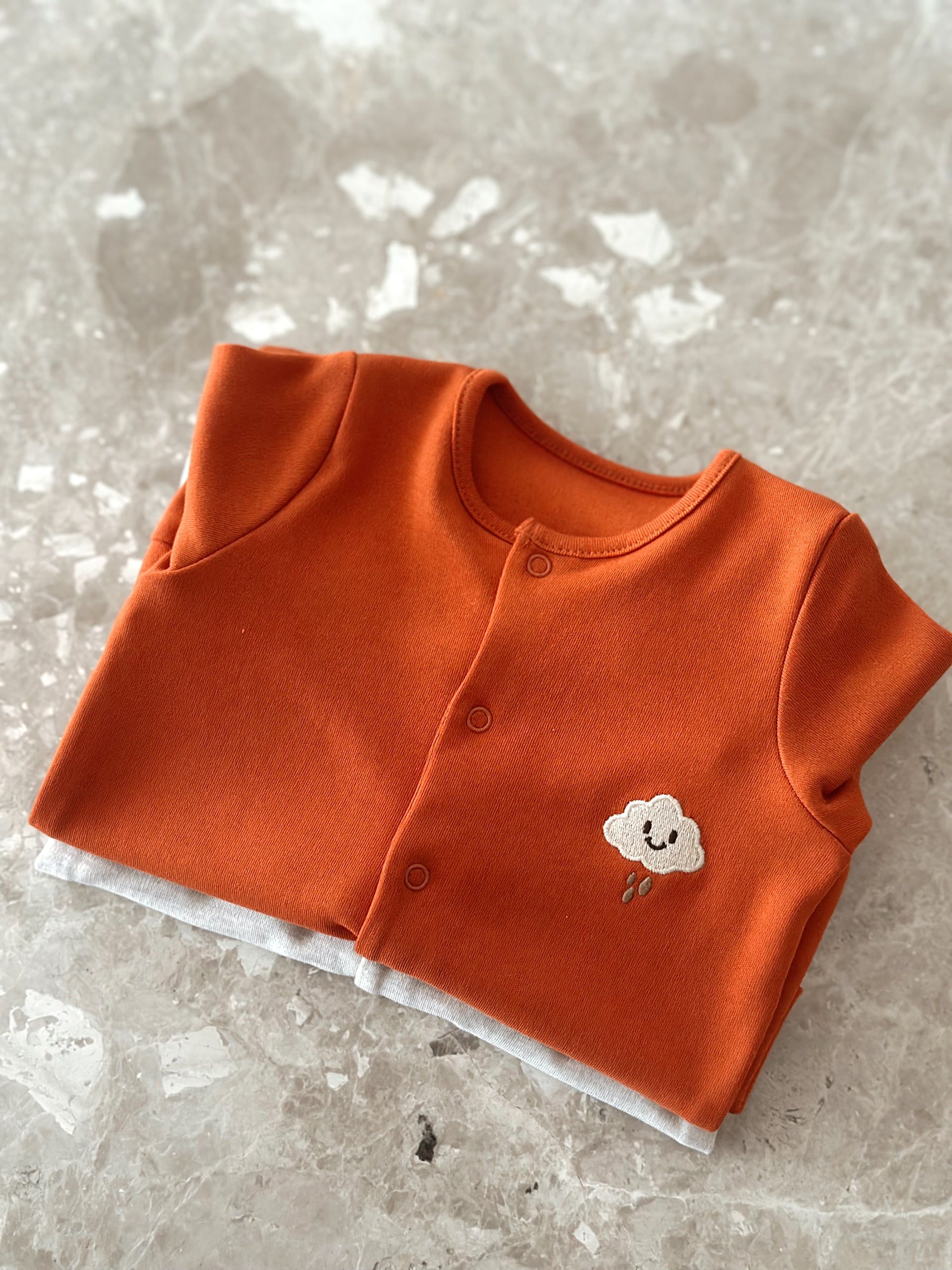 Rompers 100% Cotton Oeko-Tex certified open/close Bootie Jumpsuit