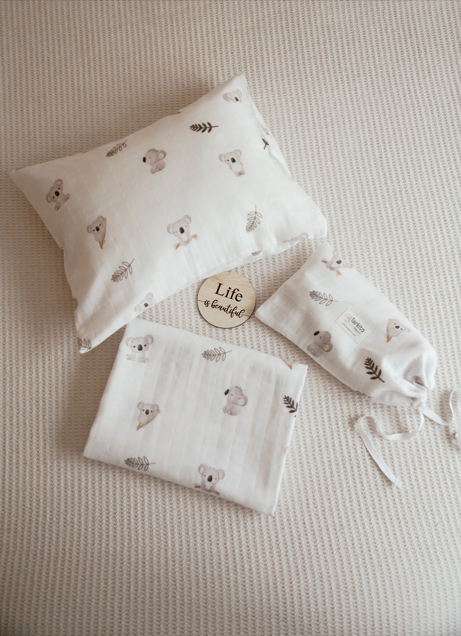 Koala Muslin Cover &amp; Set