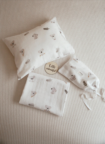 Koala Muslin Cover &amp; Set