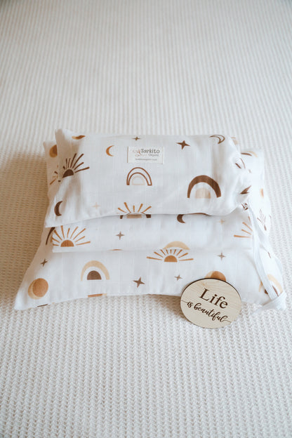Sky Muslin Cover &amp; Set