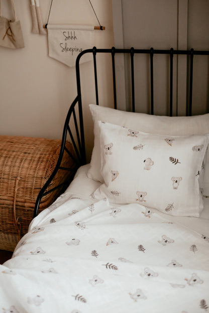 Koala Muslin Cover &amp; Set