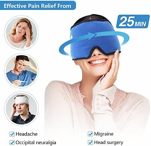 2 in 1 effective pain relief Hat
