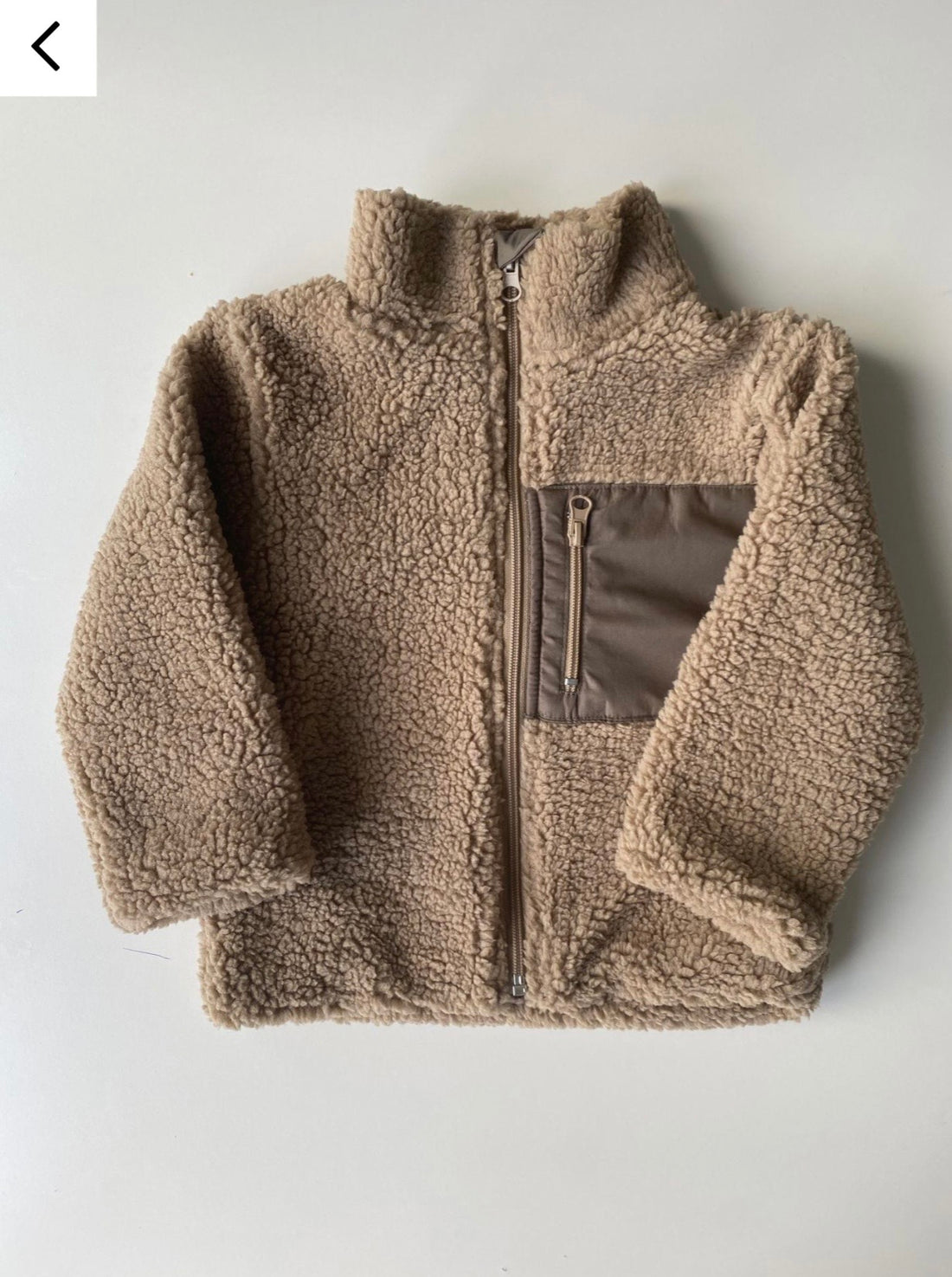 Teddy Plush Baby Kids Coat Mink