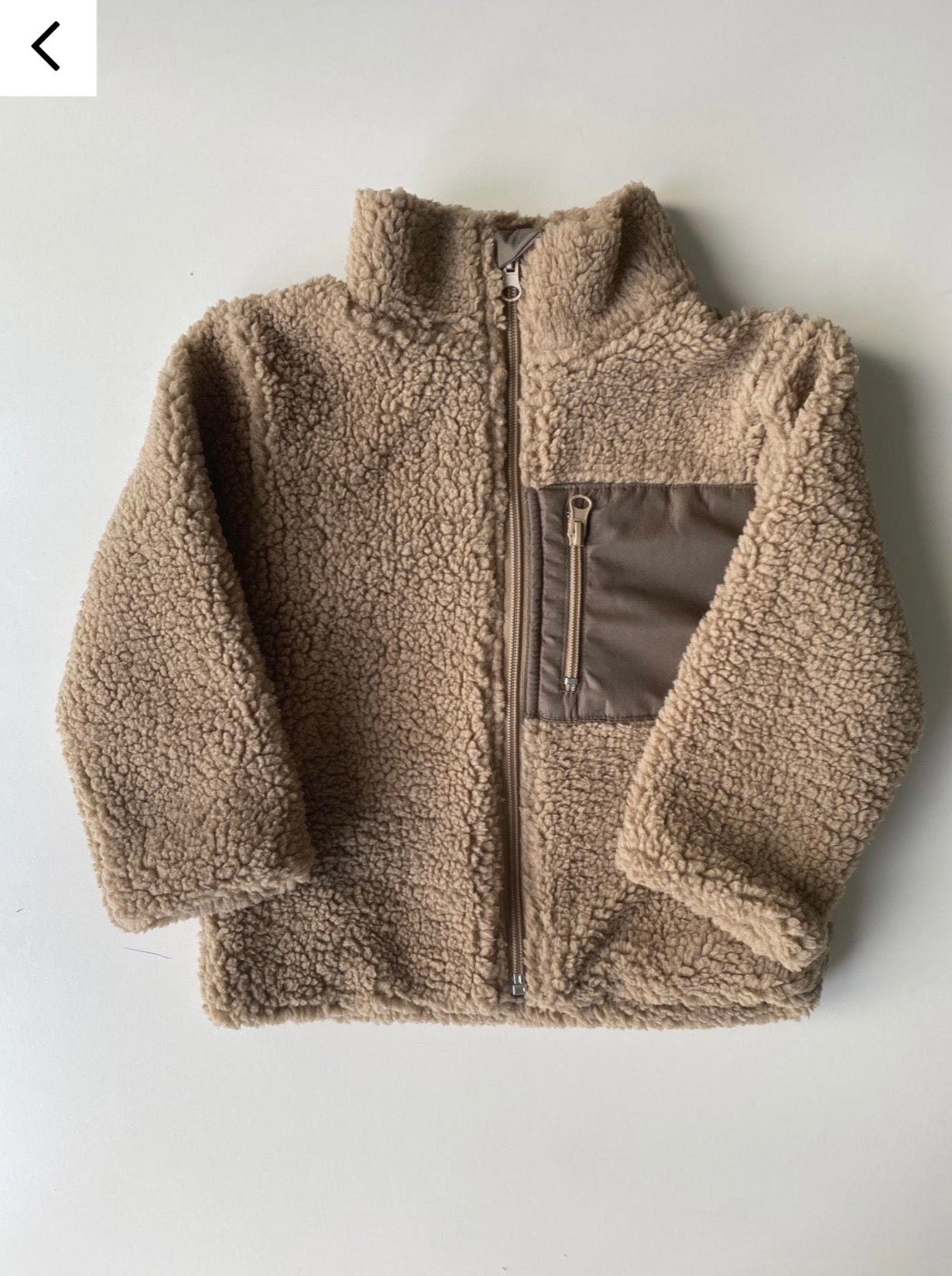 Teddy Plush Baby Kids Coat Mink