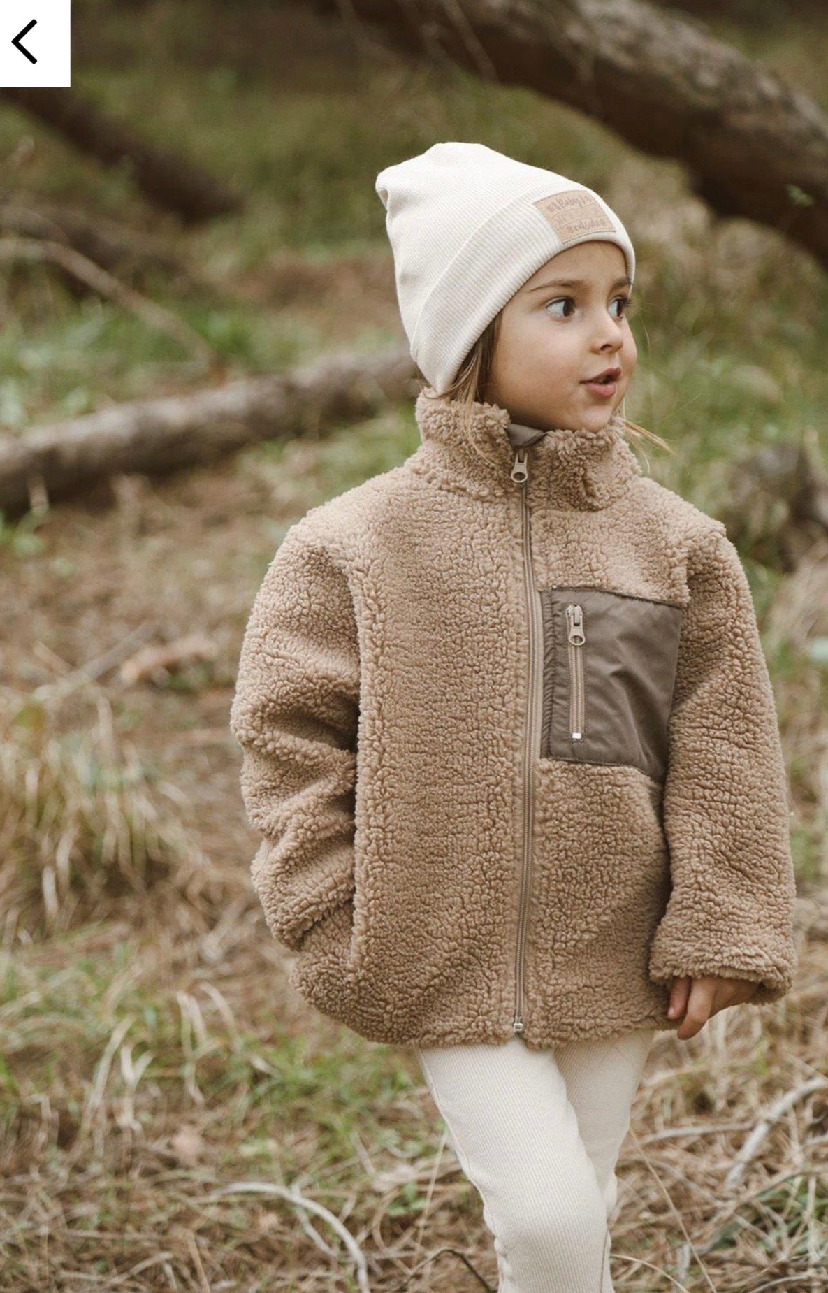 Teddy Plush Baby Kids Coat Mink