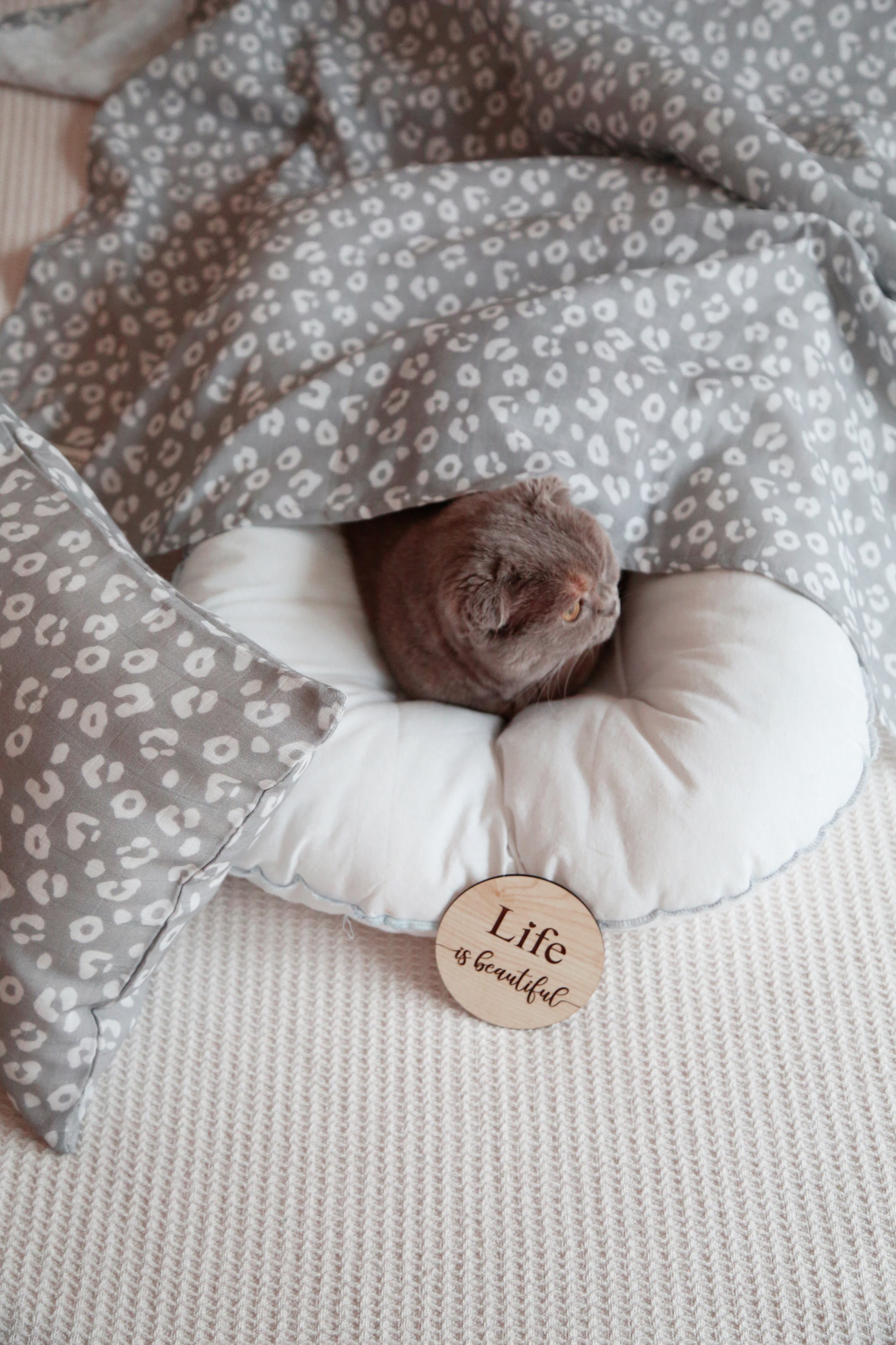 Leopard Muslin Cover &amp; Set