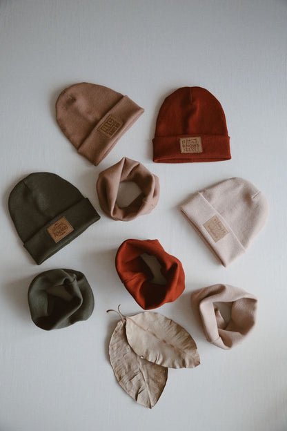 Tile Beanie &amp; Neck Brace Set